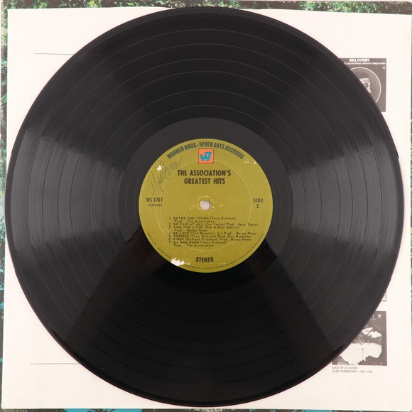 The Association – Greatest Hits! -1968 Stereo- Santa Maria 12" Vinyl LP WS 1767 - Picture 7 of 8